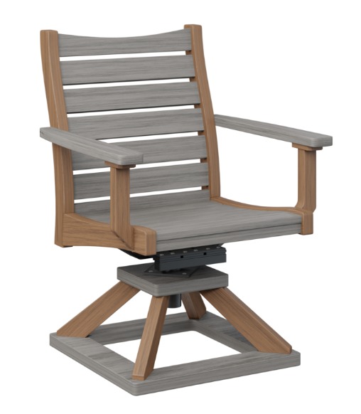 Bristol Swivel Rocker Dining Chair (Natural FInish)